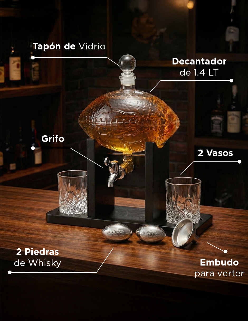 Decantador Vanlig de borosilicato