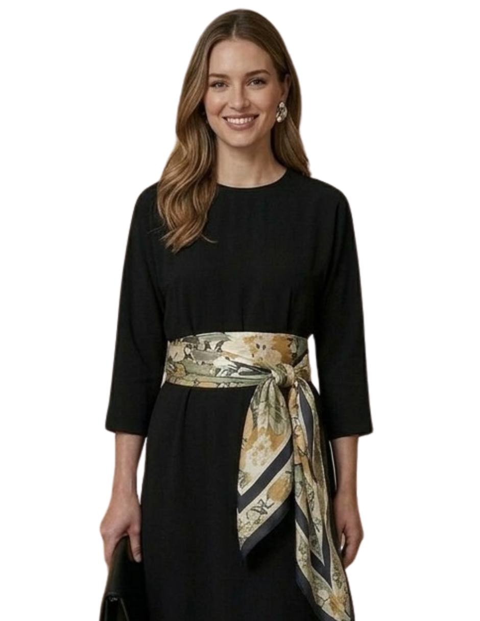 Mascada Twist Side con estampado floral para mujer
