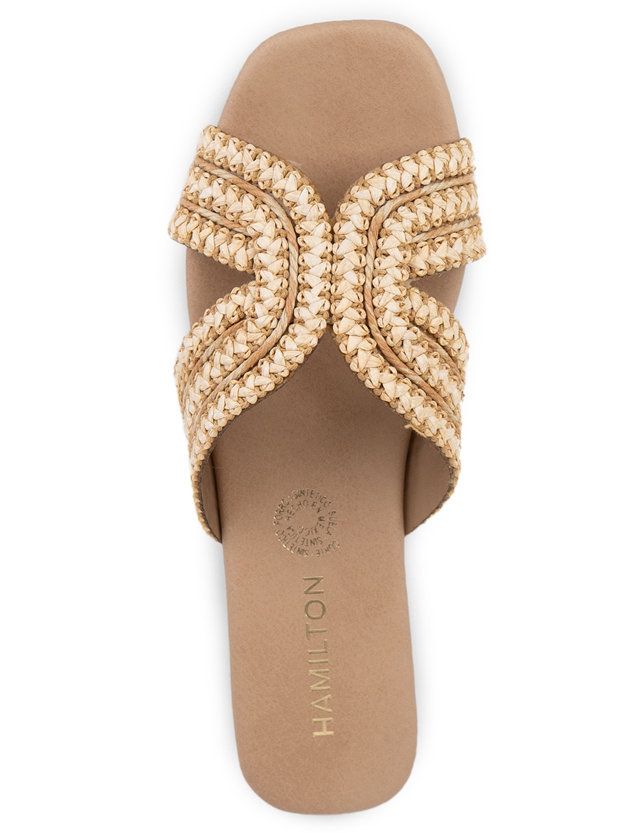Sandalia Hamilton Footwear Lia Nude para mujer