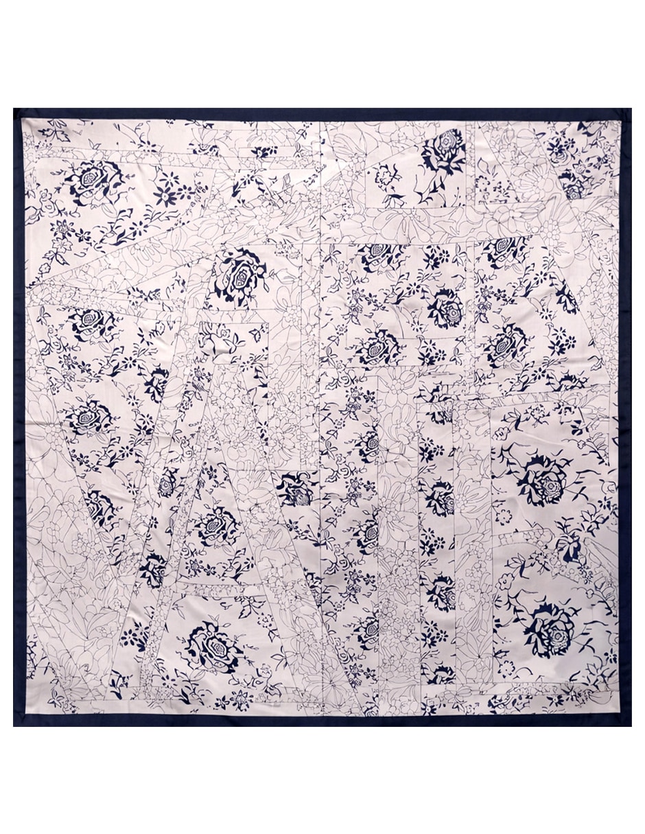 Mascada Twist Side con estampado floral para mujer