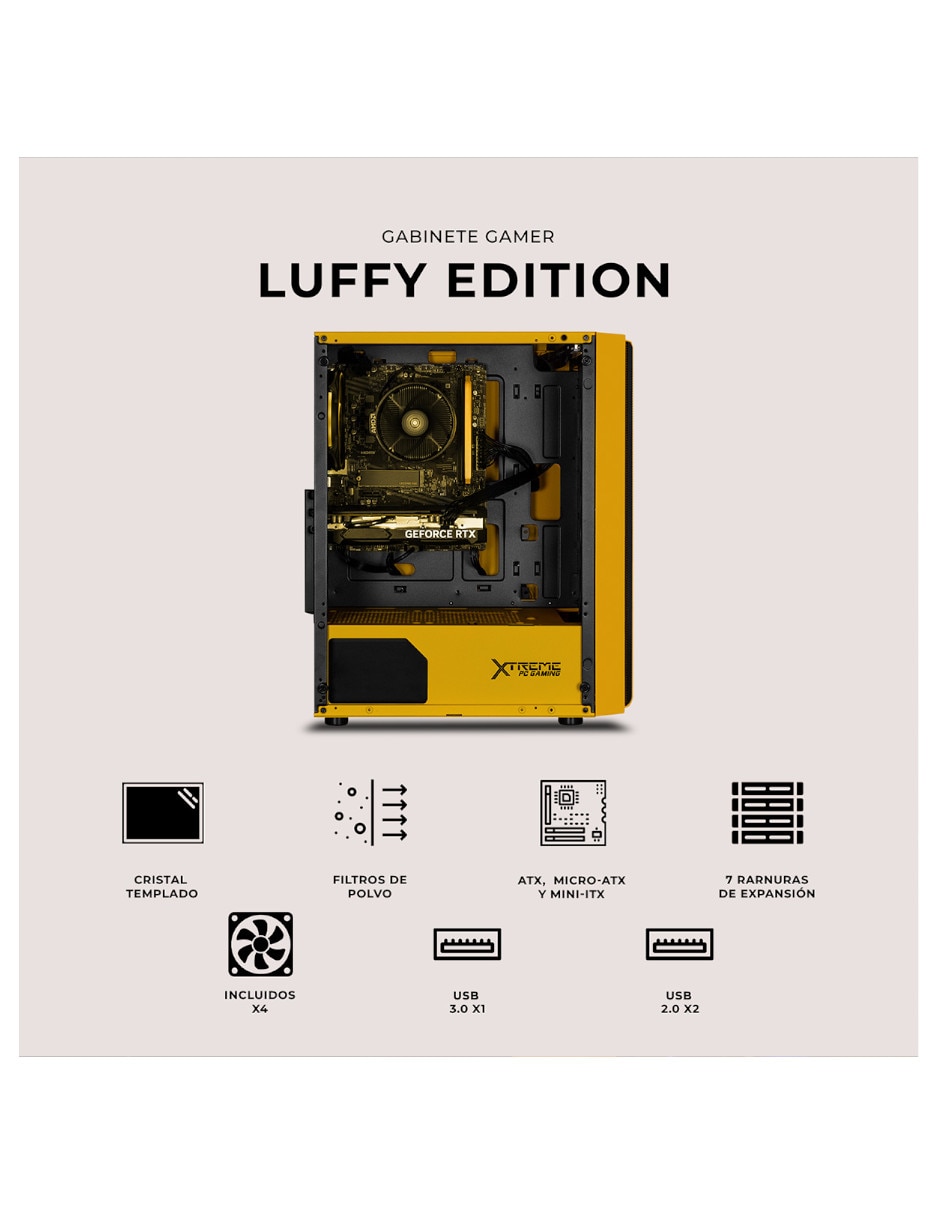 Gabinete Xtreme PC Gaming Luffy Edition