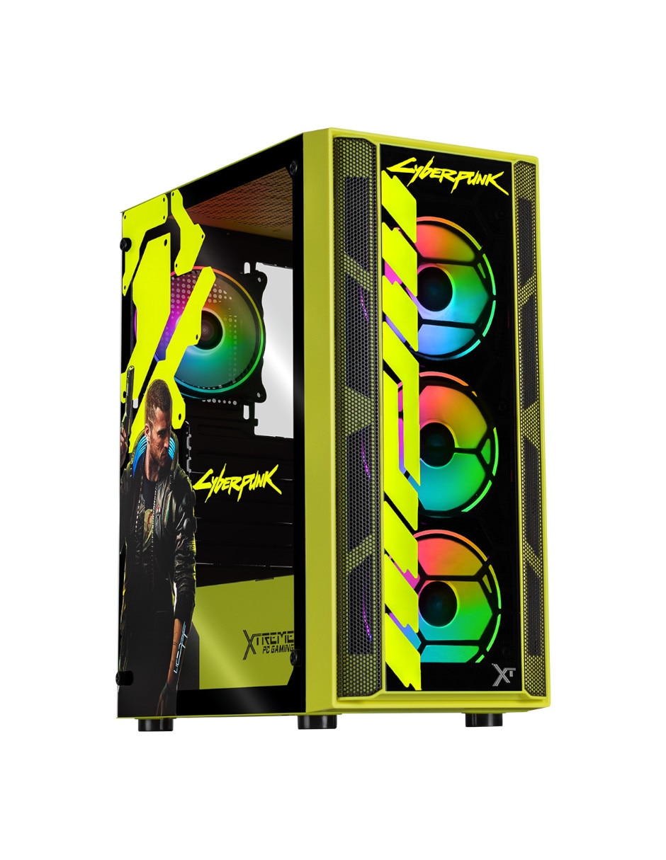 Gabinete xtreme pc gaming cyberpunk vincent ed.