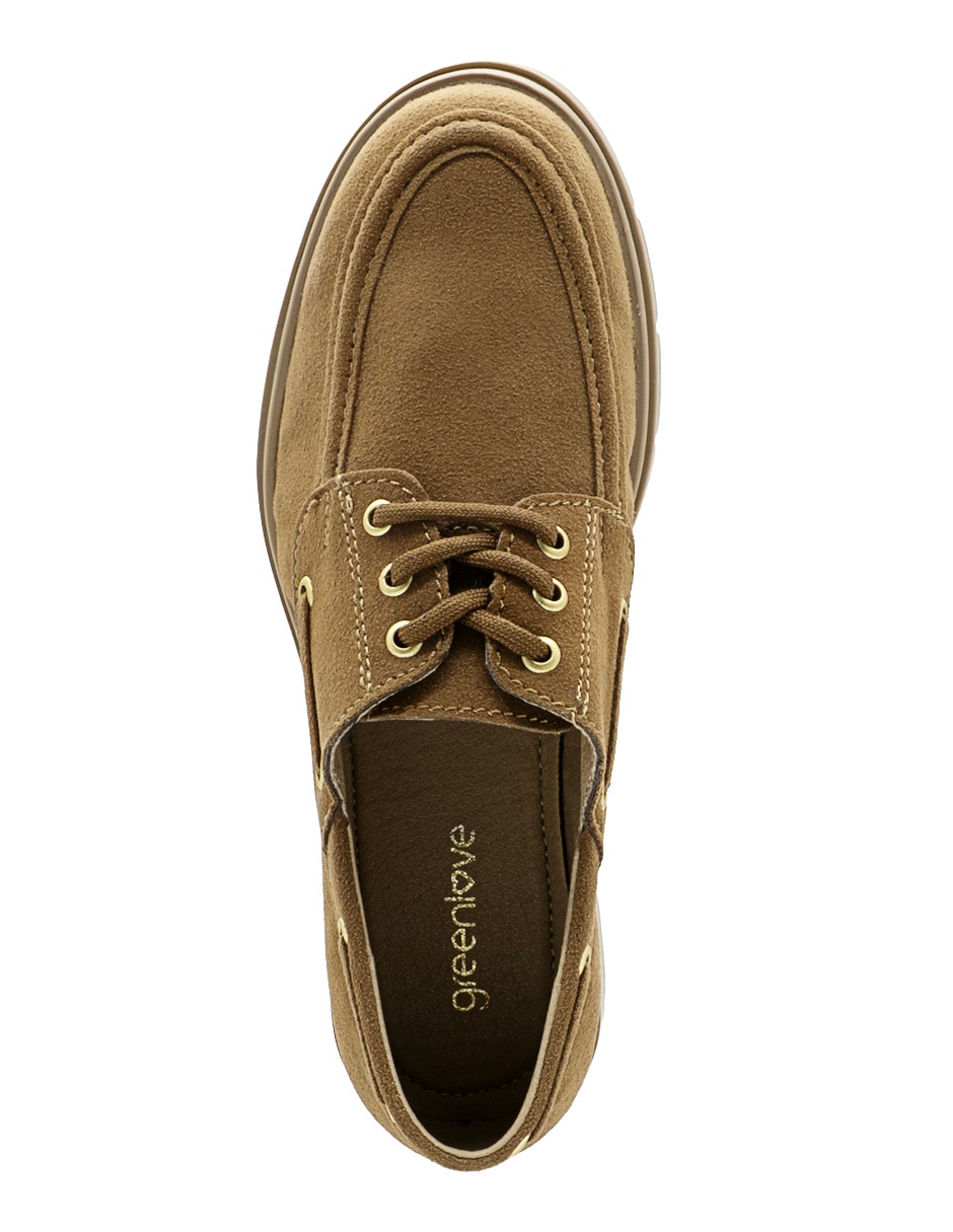 Zapato flex step de gamuza para mujer 11