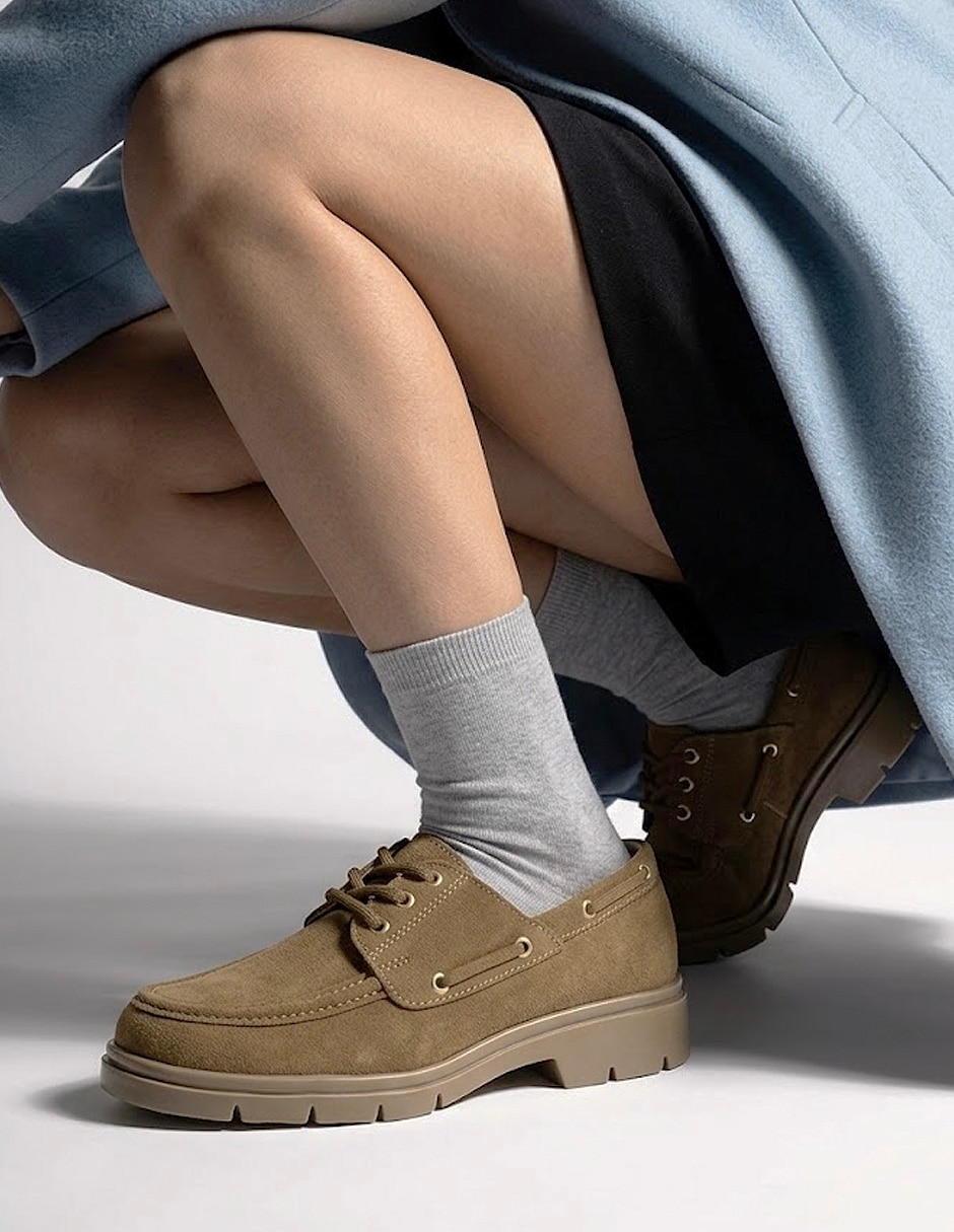 Zapato flex step de gamuza para mujer 2