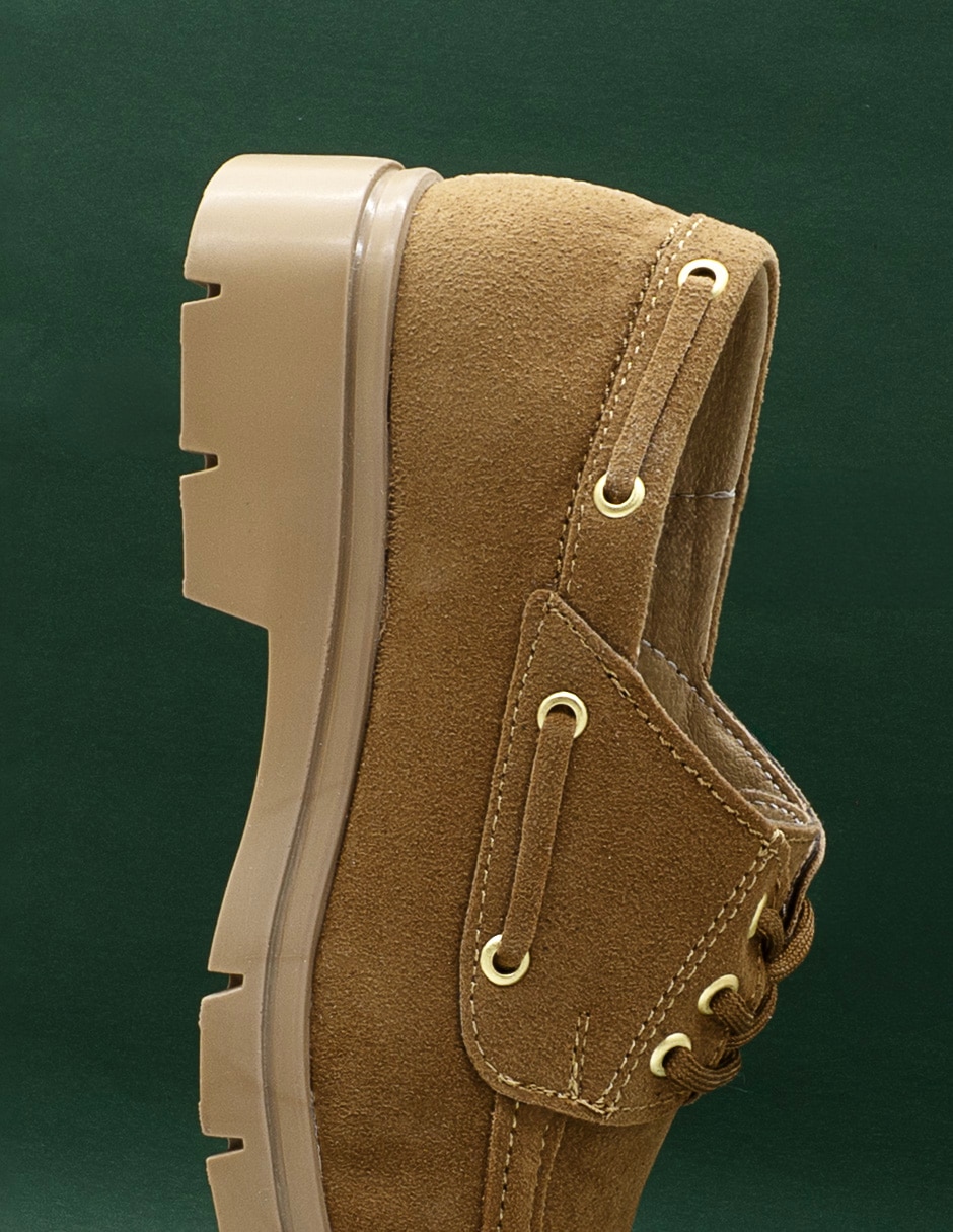 Zapato flex step de gamuza para mujer 6