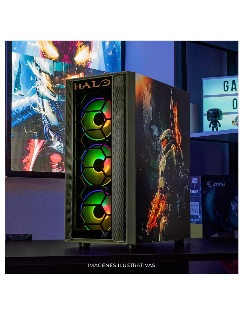 Gabinete Xtreme PC Gaming Halo Edition