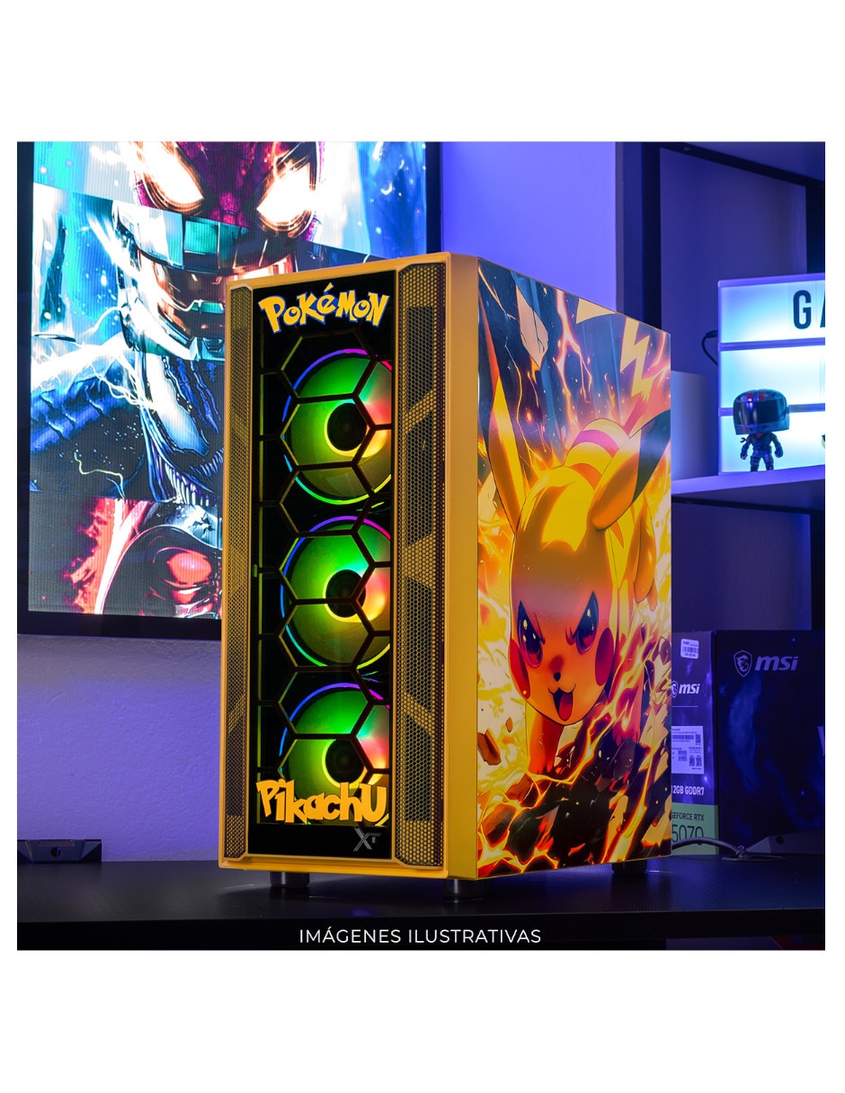 Gabinete Xtreme PC Gaming Pikachu Edition