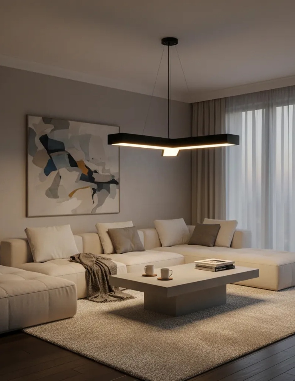 Lámpara colgante Cityluz led Minimalista