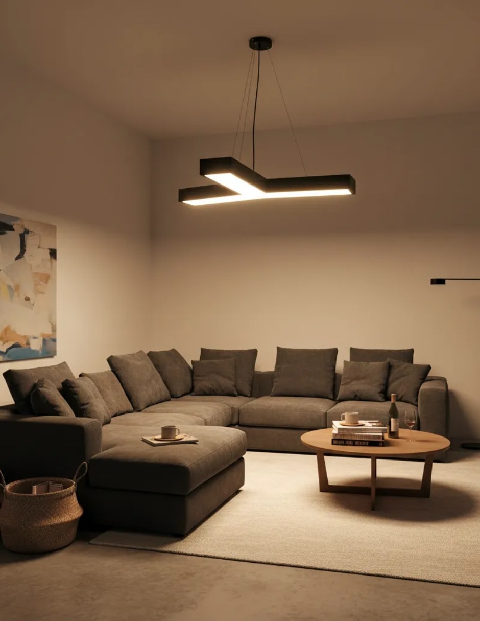 Lámpara colgante Cityluz led Minimalista