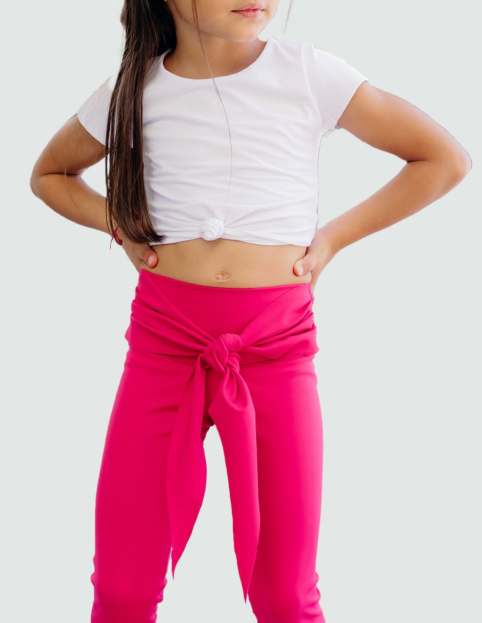 Diana fosado playera con moño manga corta para niña