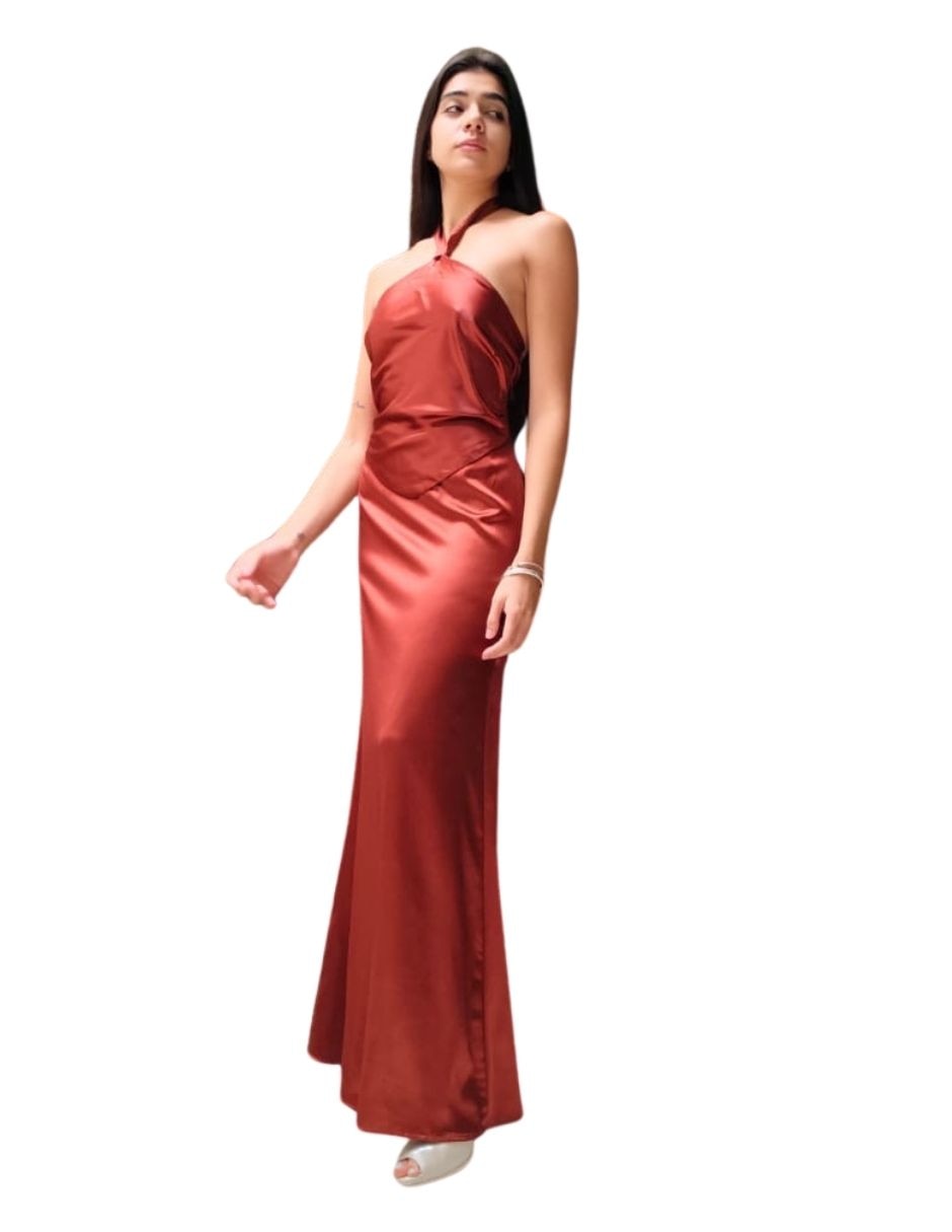 Vestido largo de fiesta Sara Glamm espalda abierta