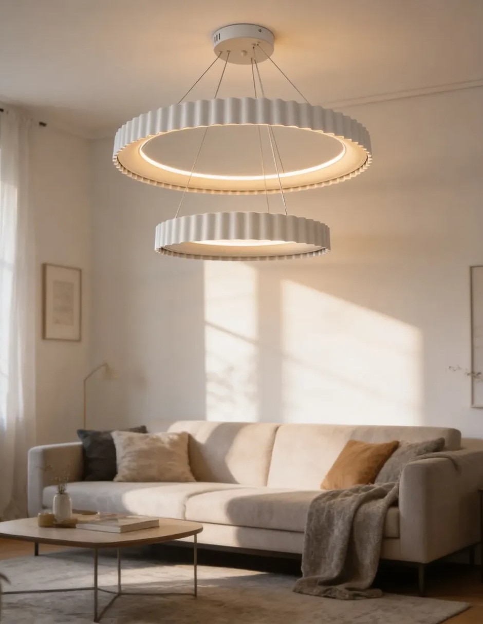 Lámpara colgante Abs led Escandin