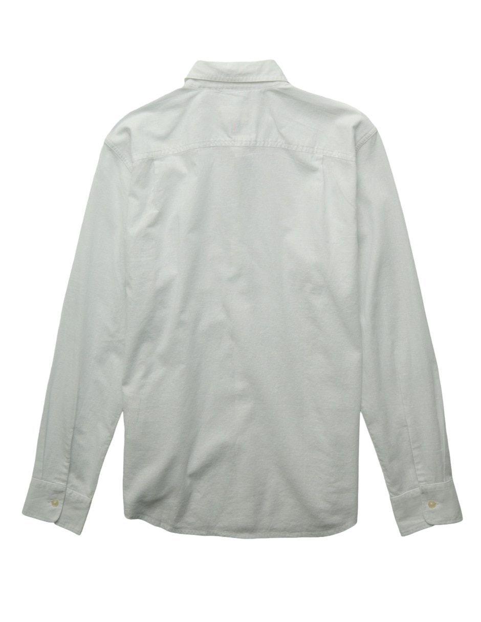 Camisa casual American Eagle de algodón manga larga para hombre