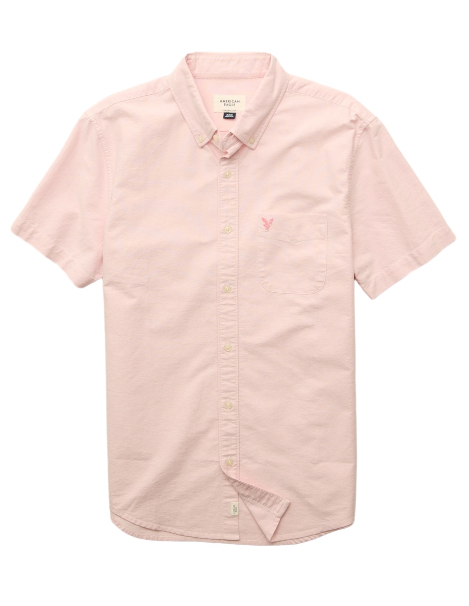 Camisa casual de algodón manga corta para hombre 2
