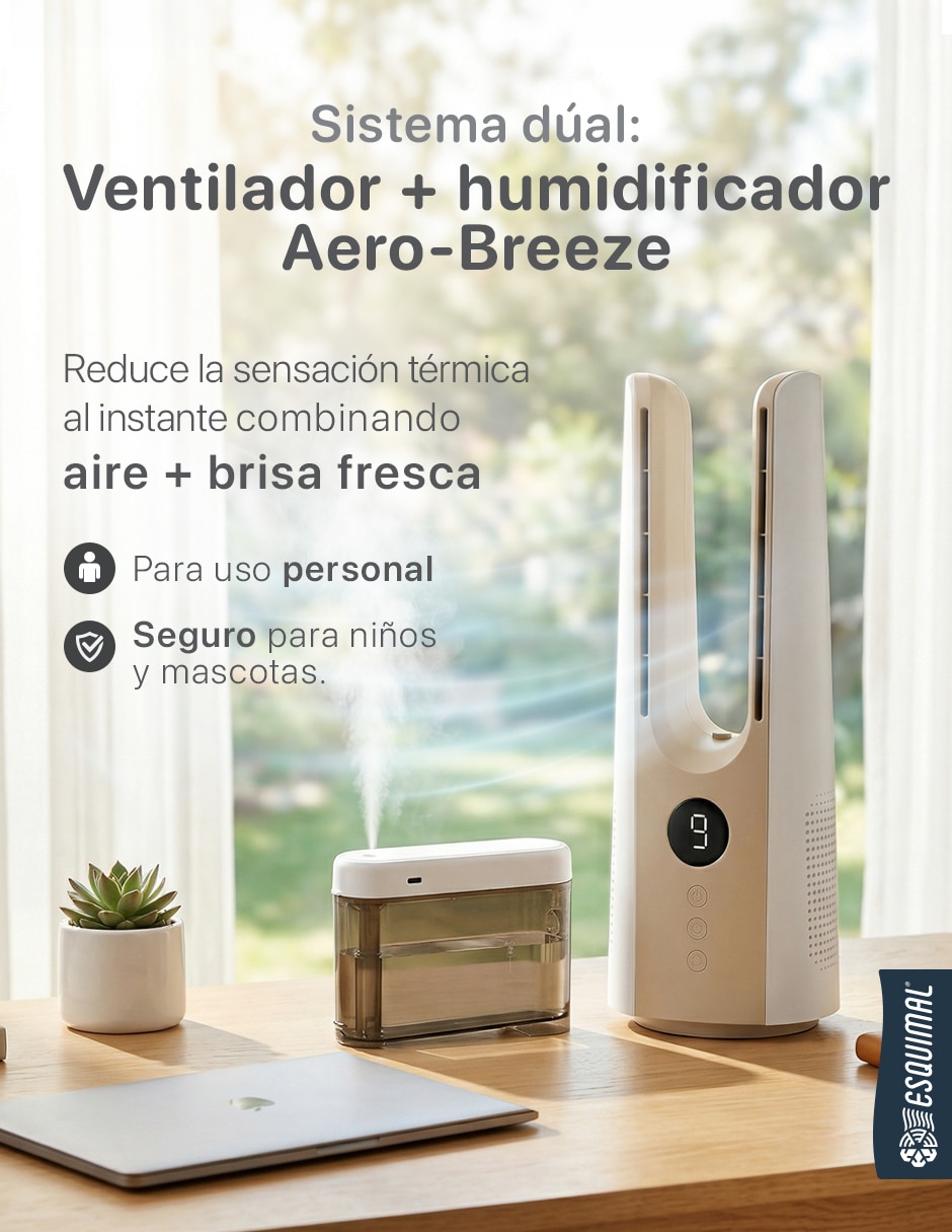 Humidificador Portatil Recargable de Escritorio 400 ml 2