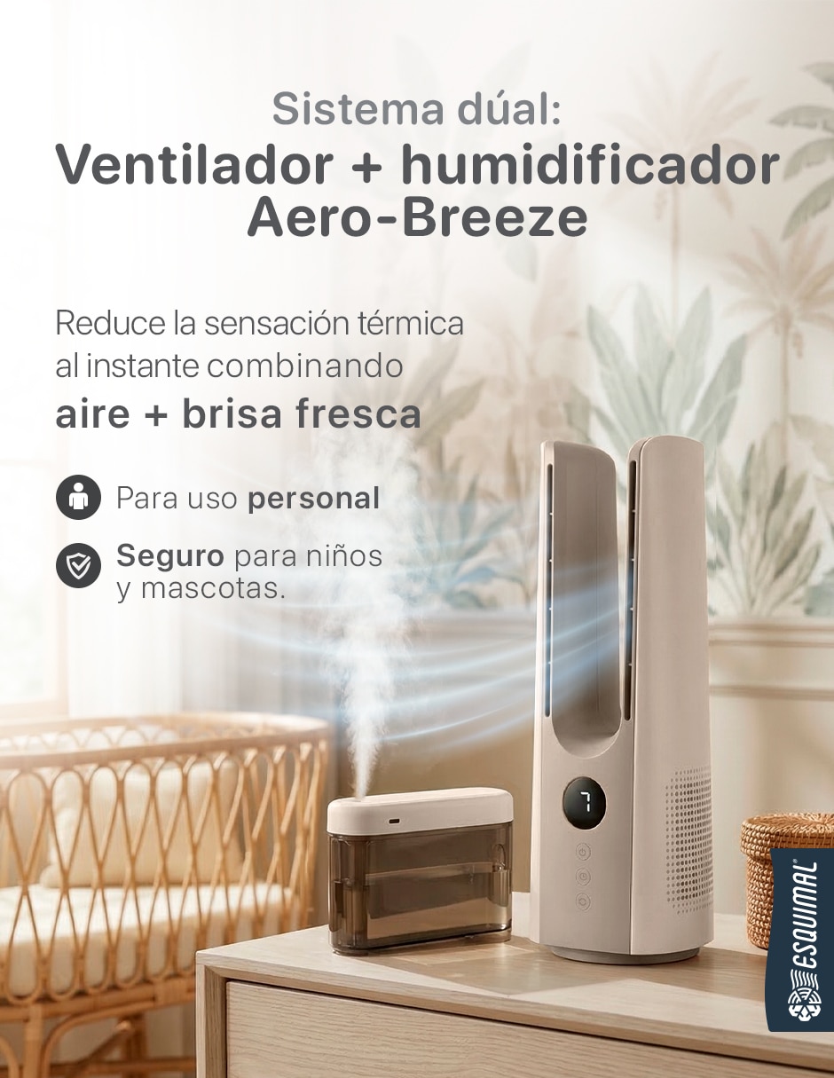 Humidificador Esquimal Portatil Recargable de Escritorio 400 ml