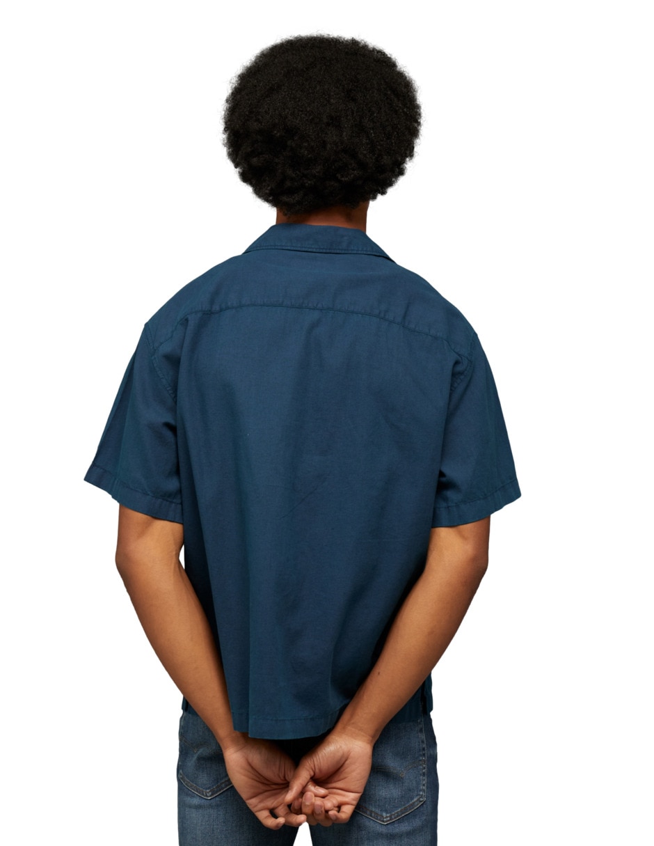 Camisa casual American Eagle de algodón manga corta para hombre