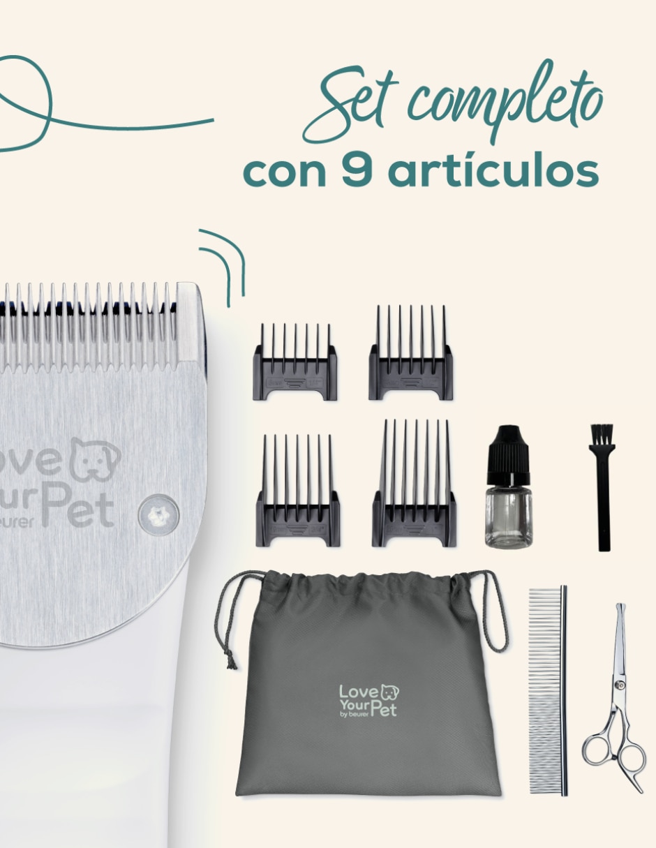 Kit rasuradora para mascota Beurer
