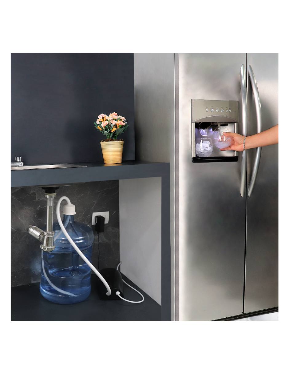 Bomba dispensadora para refrigerador
