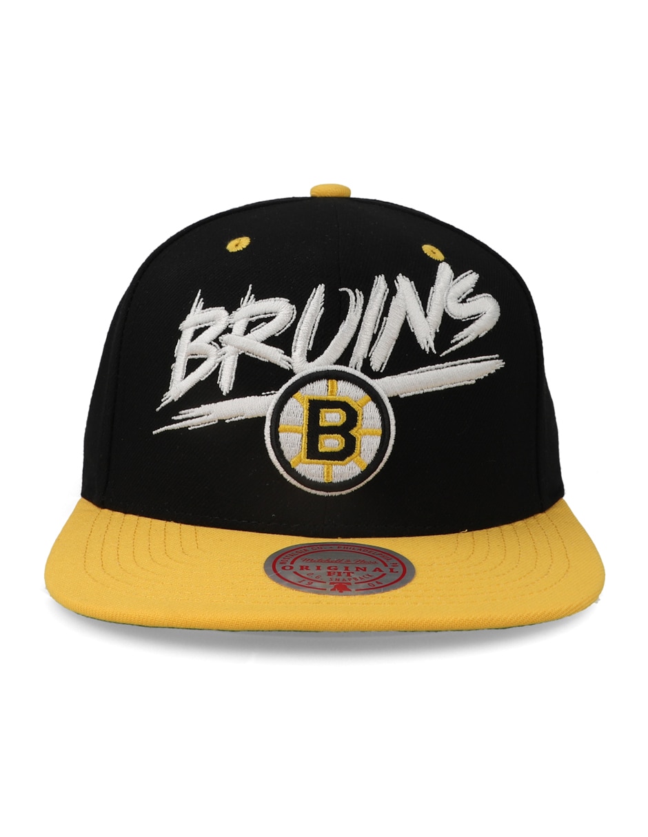 Gorra visera plana snapback para hockey NHL Bruins para unisex