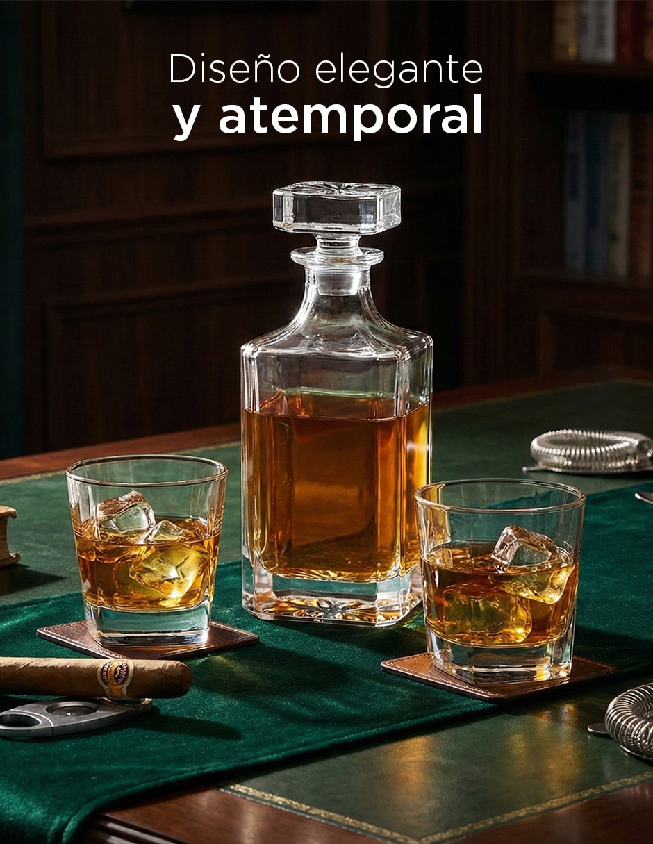 Decantador Vanlig York de borosilicato