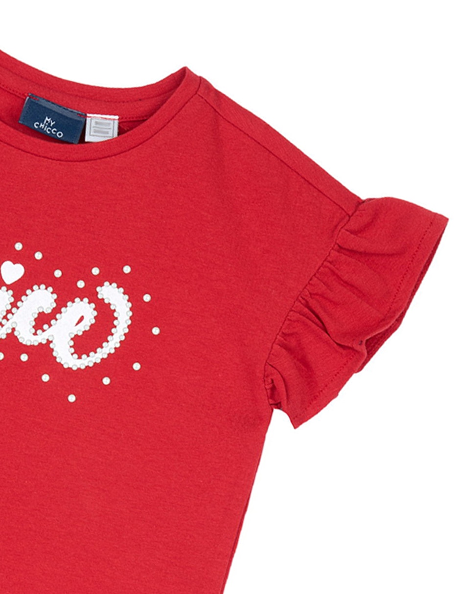 Playera Chicco manga corta para niña