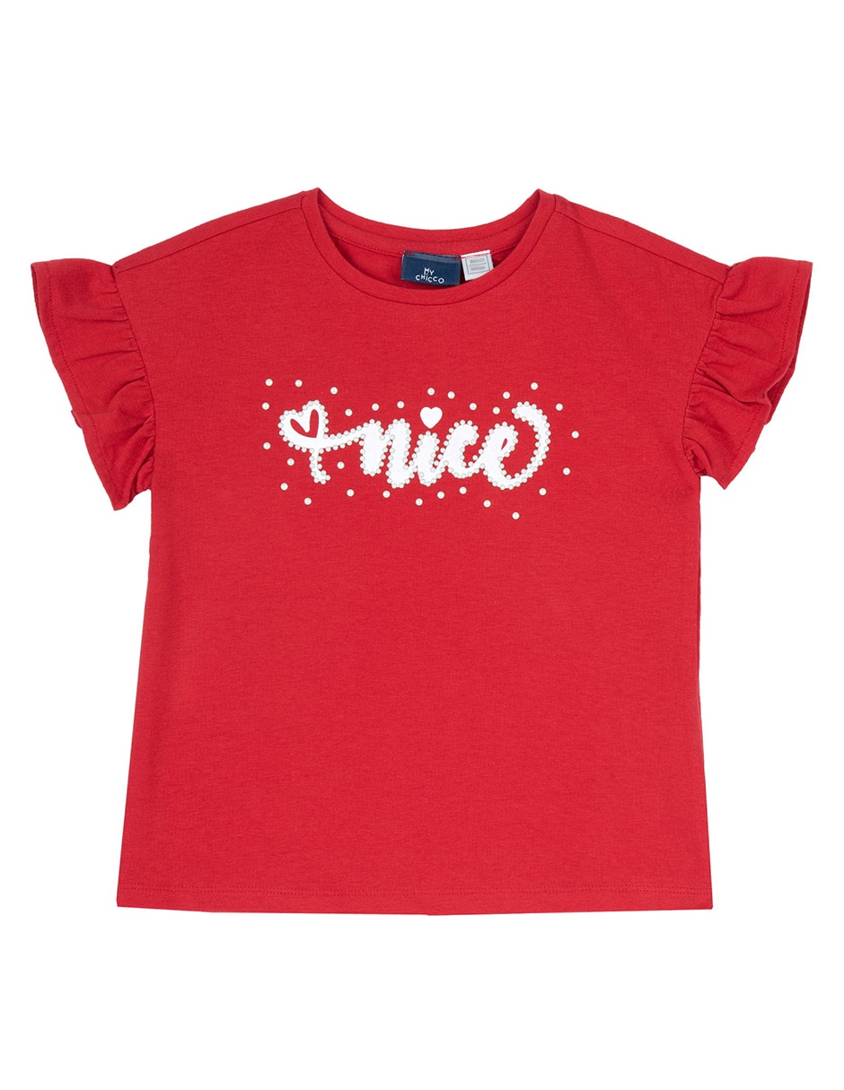 Playera Chicco manga corta para niña