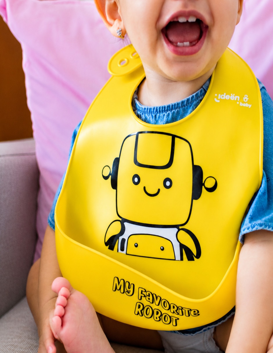 Set de alimentación Ideén My Favorite Robot de 3 piezas