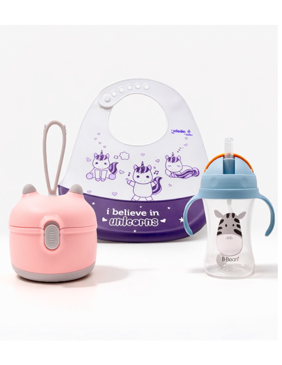 Set alimentación I Believe In Unicorns de 3 piezas Set alimentación I Believe In Unicorns de 3 piezas