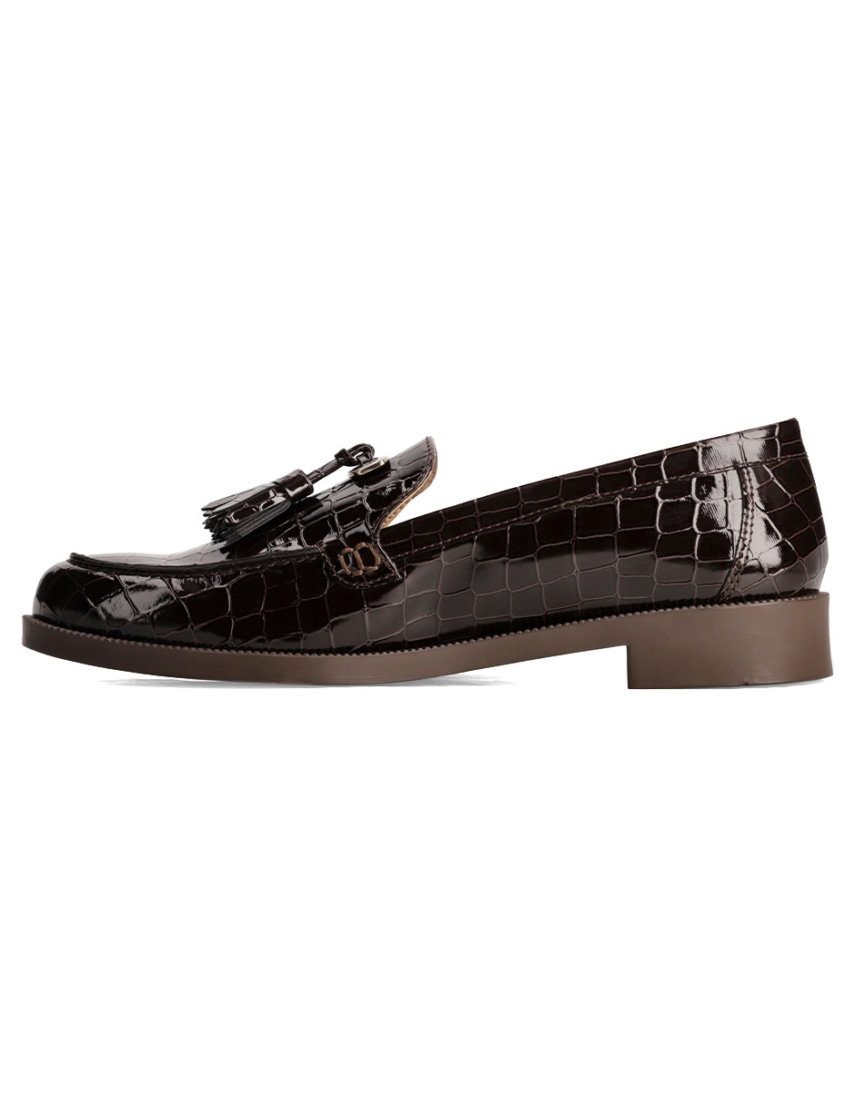 Mocasín Michel Domit de charol para mujer