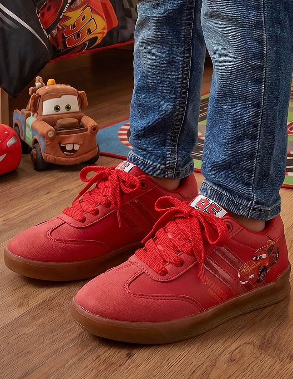 Tenis Global Brands para niño Cars Rayo McQueen