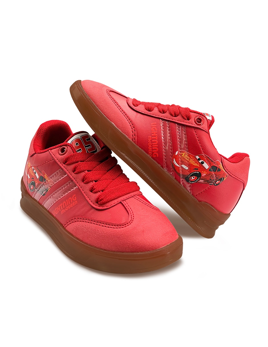 Tenis Global Brands para niño Cars Rayo McQueen