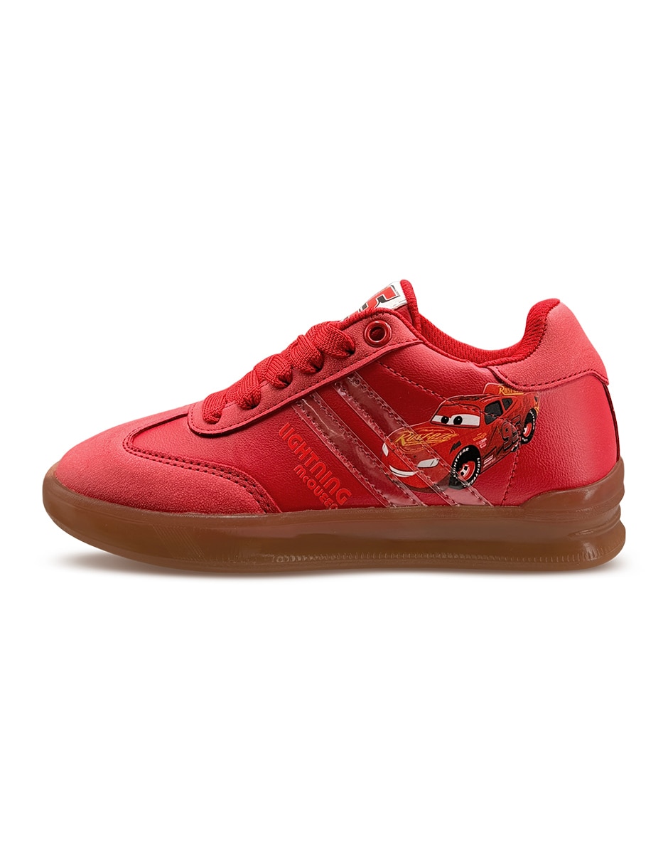Tenis Global Brands para niño Cars Rayo McQueen