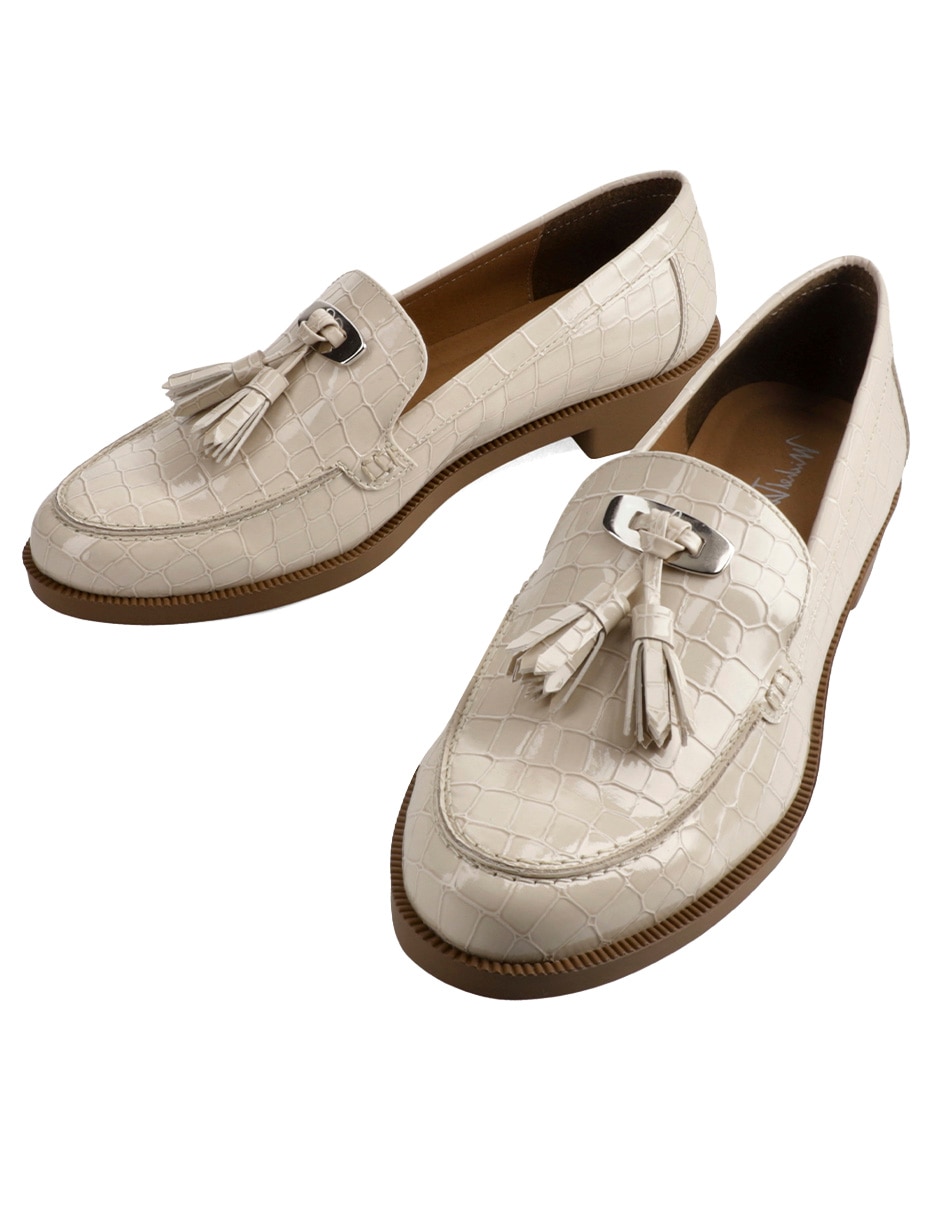 Mocasín Michel Domit de charol para mujer