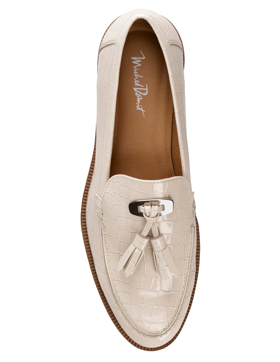 Mocasín Michel Domit de charol para mujer