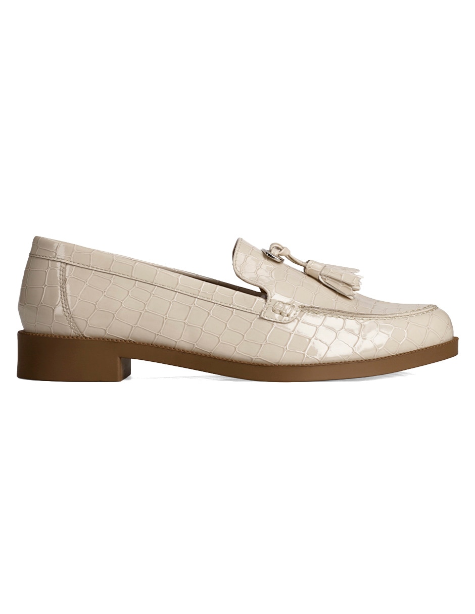 Mocasín de charol para mujer