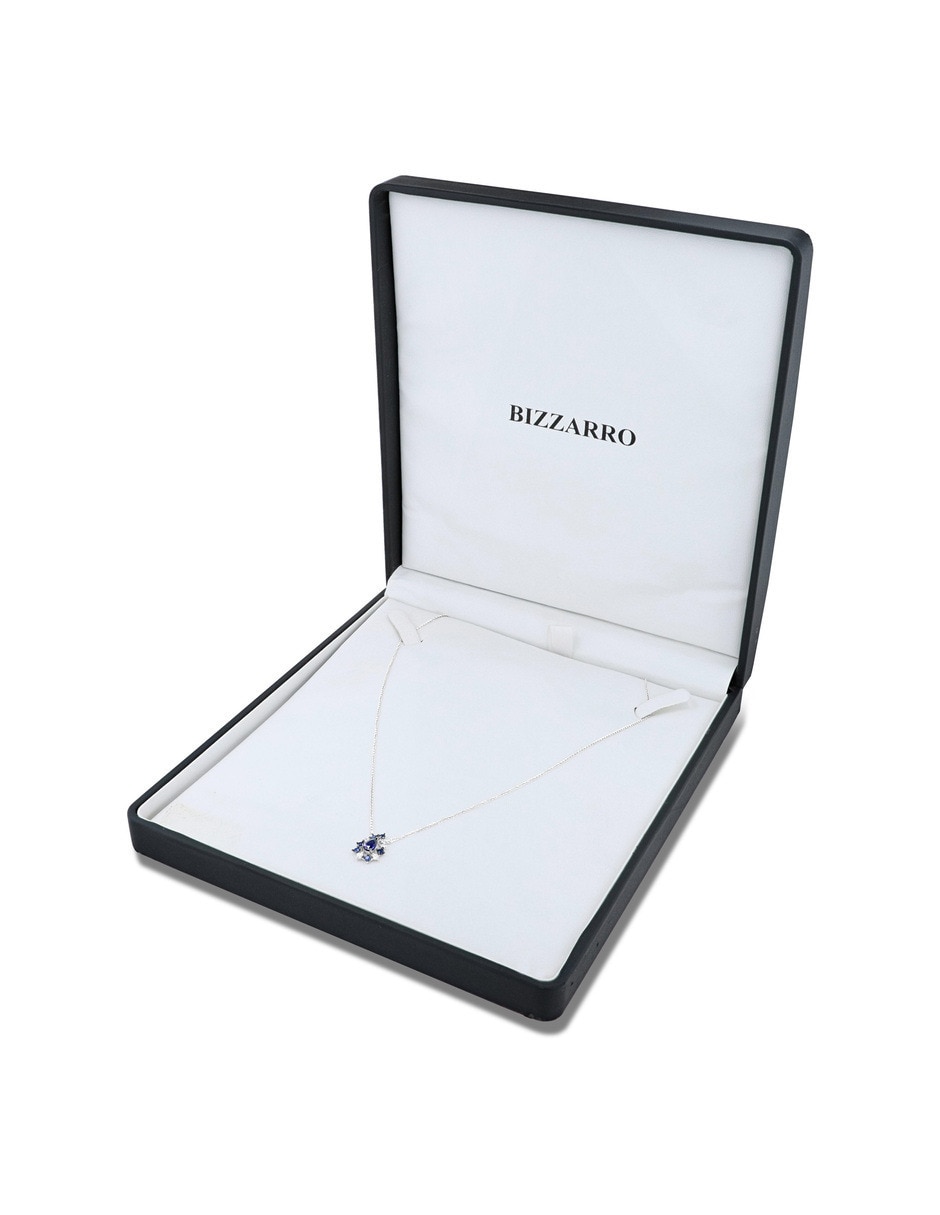 Gargantilla cota Joyerias Bizzarro de oro blanco 14 K