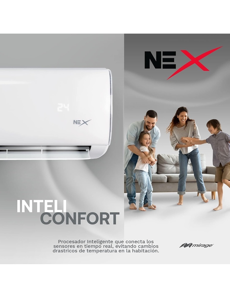 Aire acondicionado mini split frío y calor 12000 BTU SETCHC120R 115 V 3