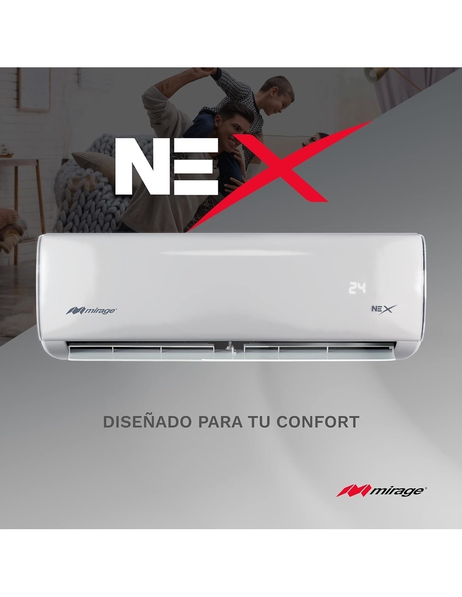 Aire acondicionado mini split frío y calor 12000 BTU SETCHC120R 115 V 6