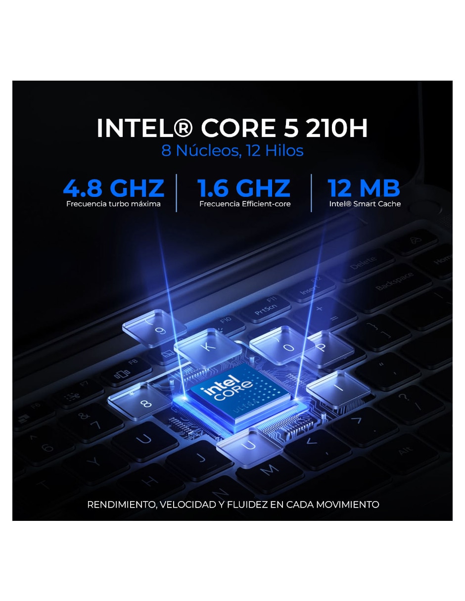Computadora laptopmsi cyborg 15 15.6 pulgadas Full HD Intel core 5 nvidia geforce rtx 5060 16 GB RAM 512 GB SSD