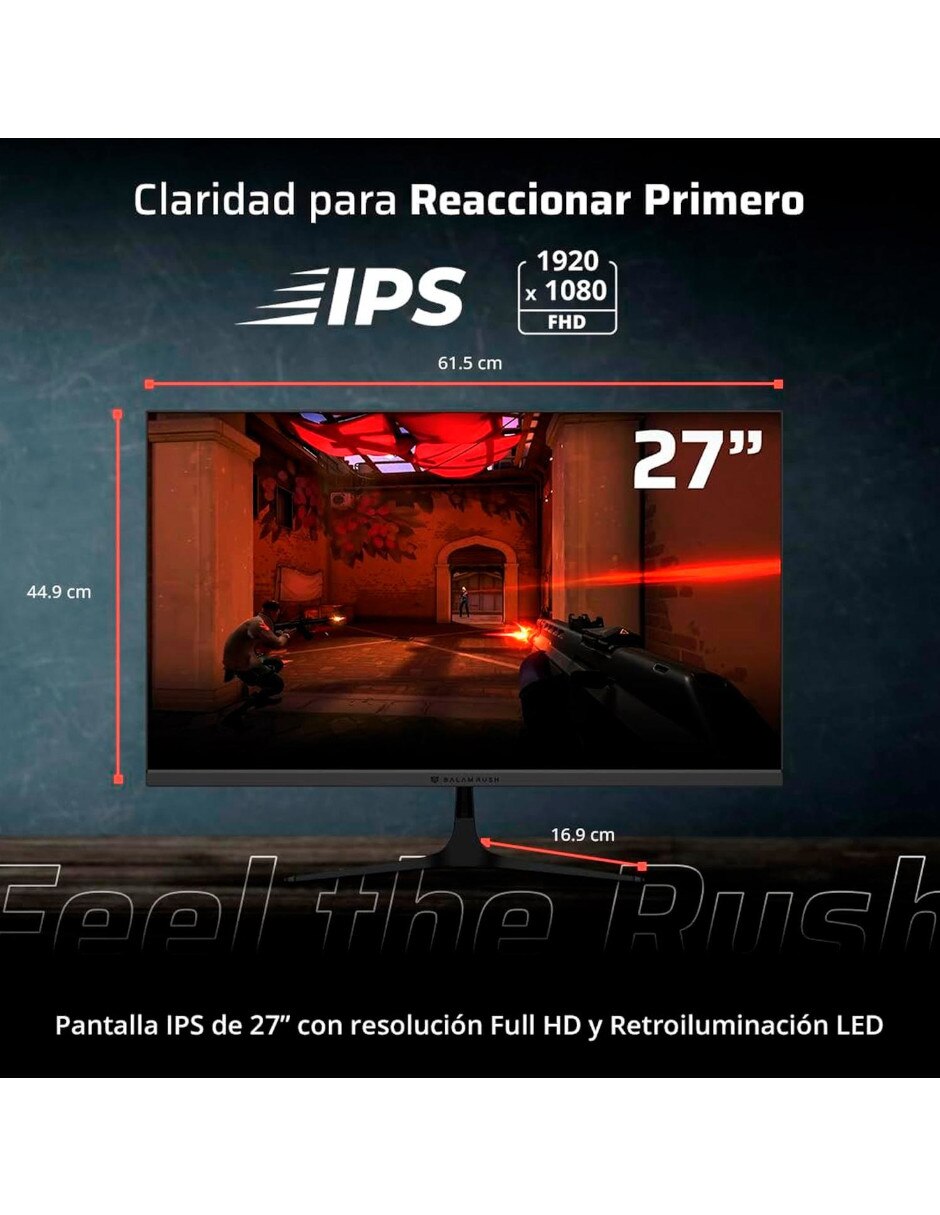 Monitor gamer br-944120 ips Full HD 27 pulgadas br-944120 5