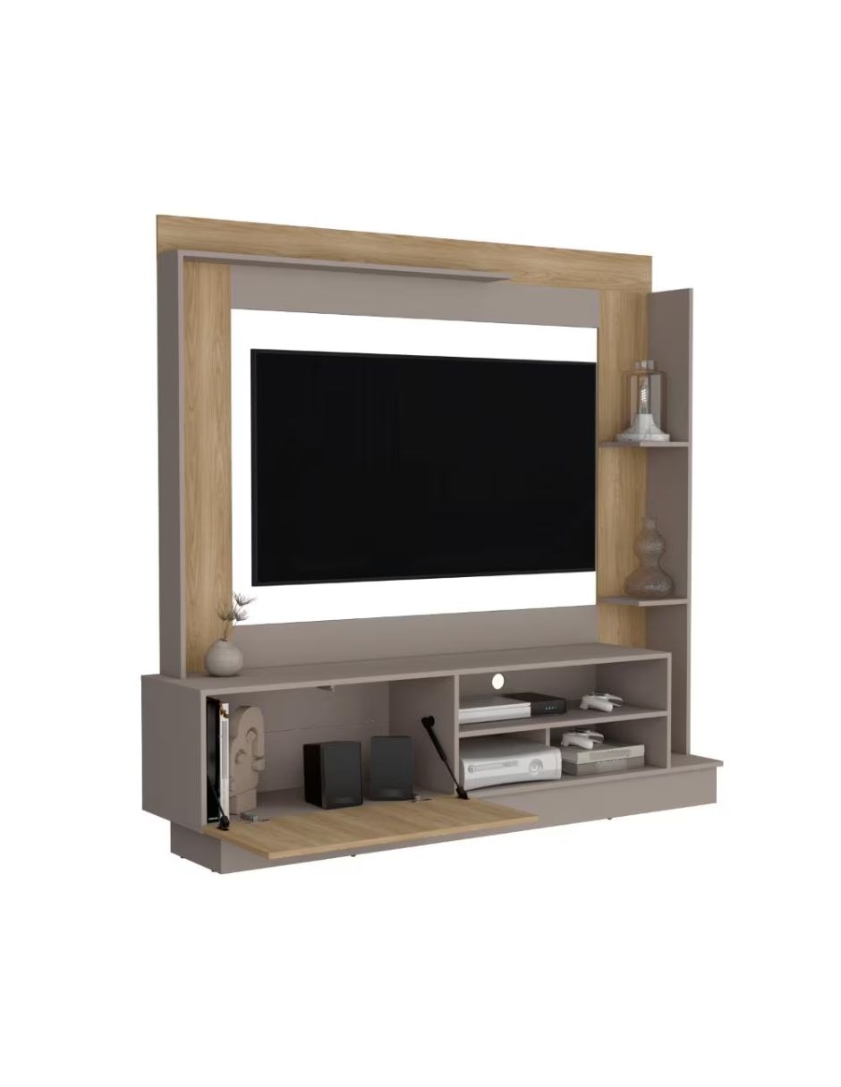 Mueble de tv armable Excelsior de aglomerado y madera