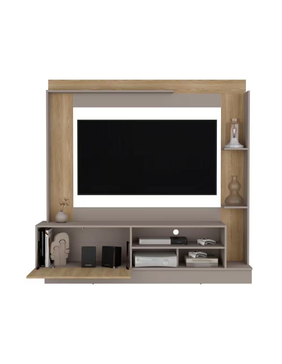 Mueble de tv armable Excelsior de aglomerado y madera