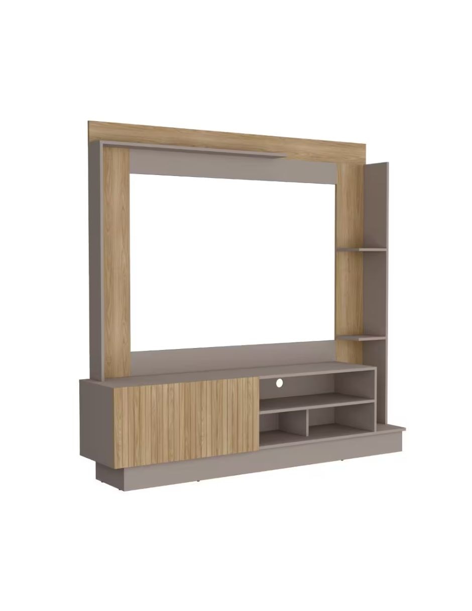 Mueble de tv armable Excelsior de aglomerado y madera