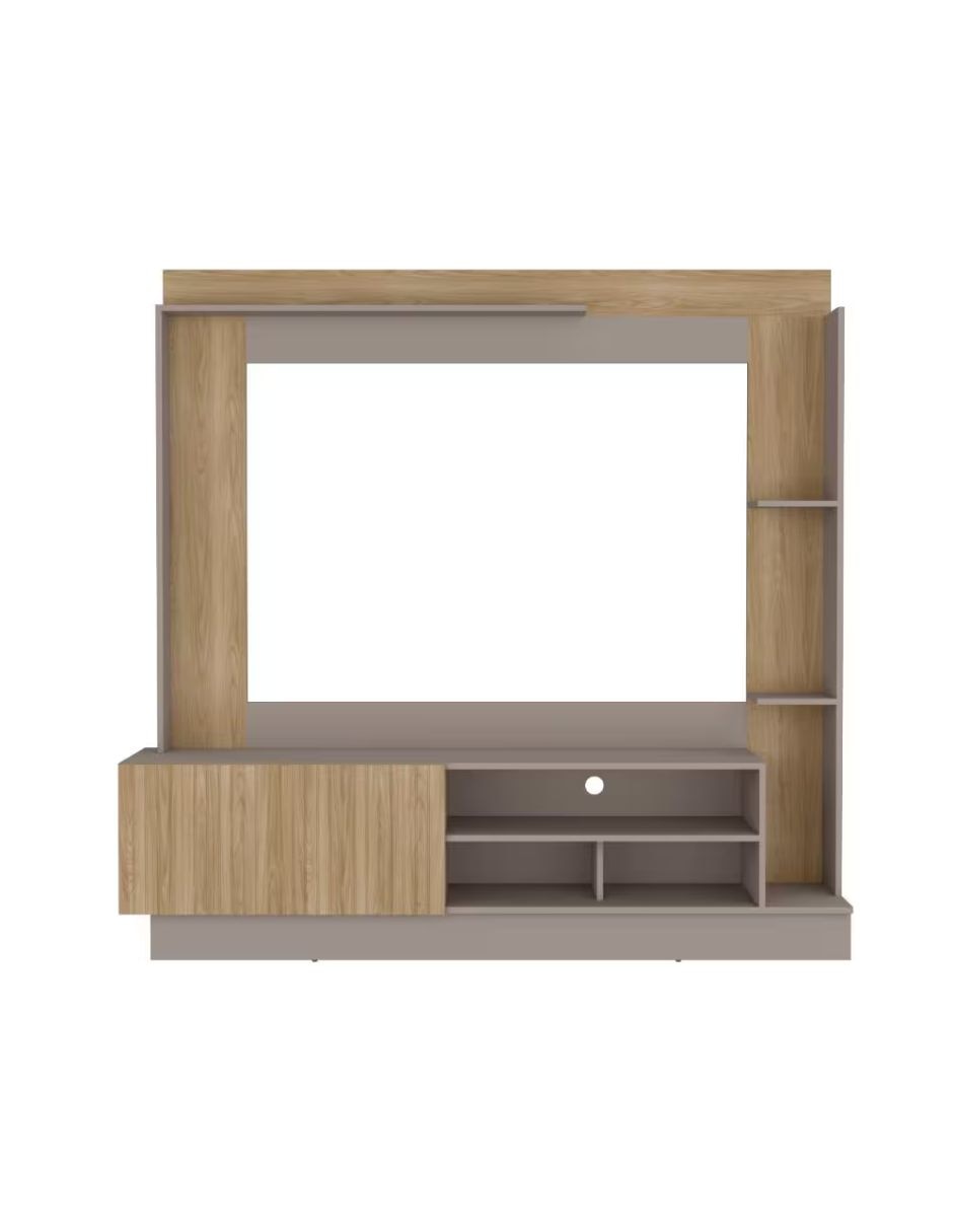 Mueble de tv armable Excelsior de aglomerado y madera