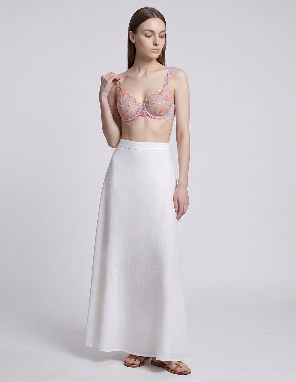 Brassiere demi con copa para mujer 2