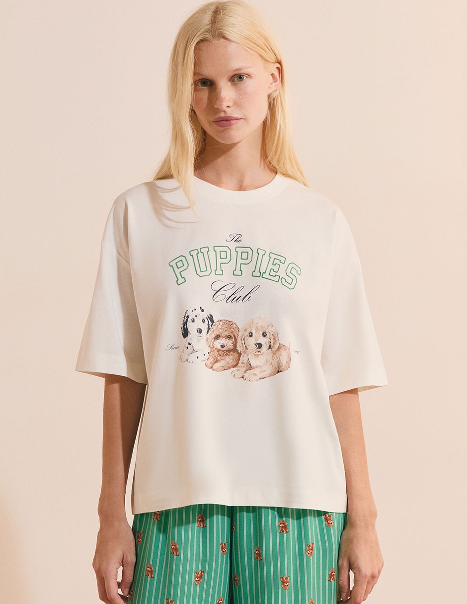 Playera pijama para mujer