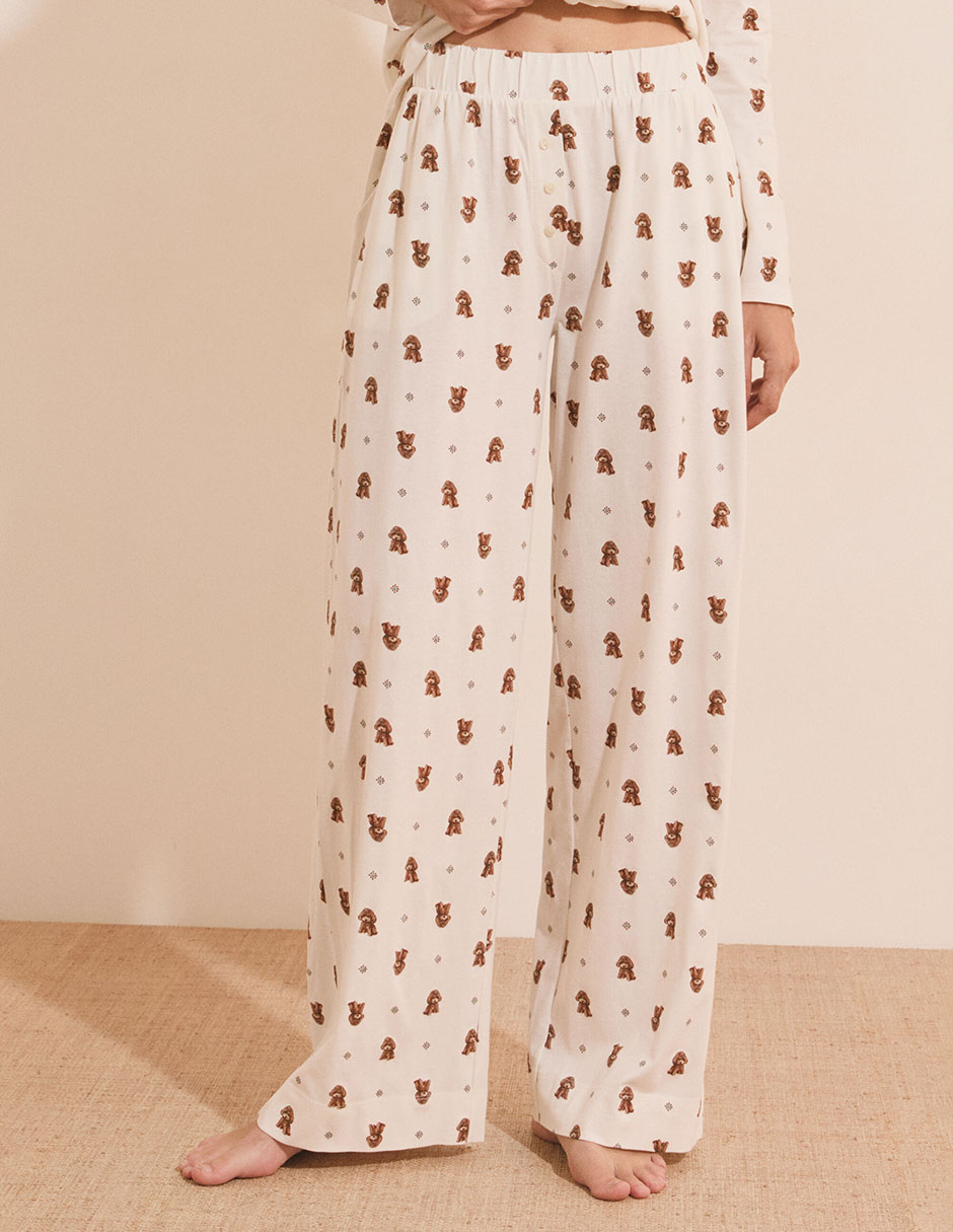 Pantalón pijama de algodón para mujer Pantalón pijama de algodón para mujer