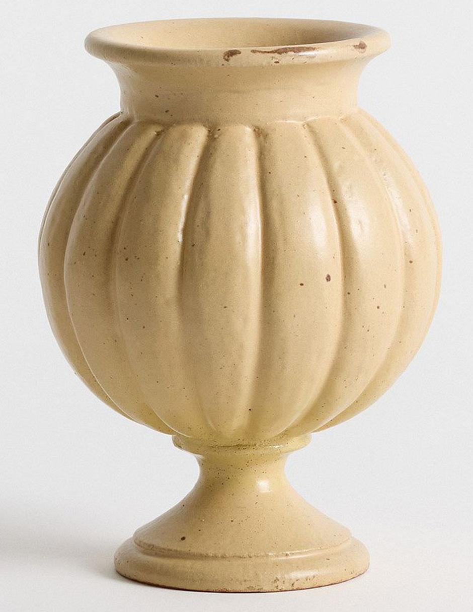 Jarrón rustic traditional de arcilla