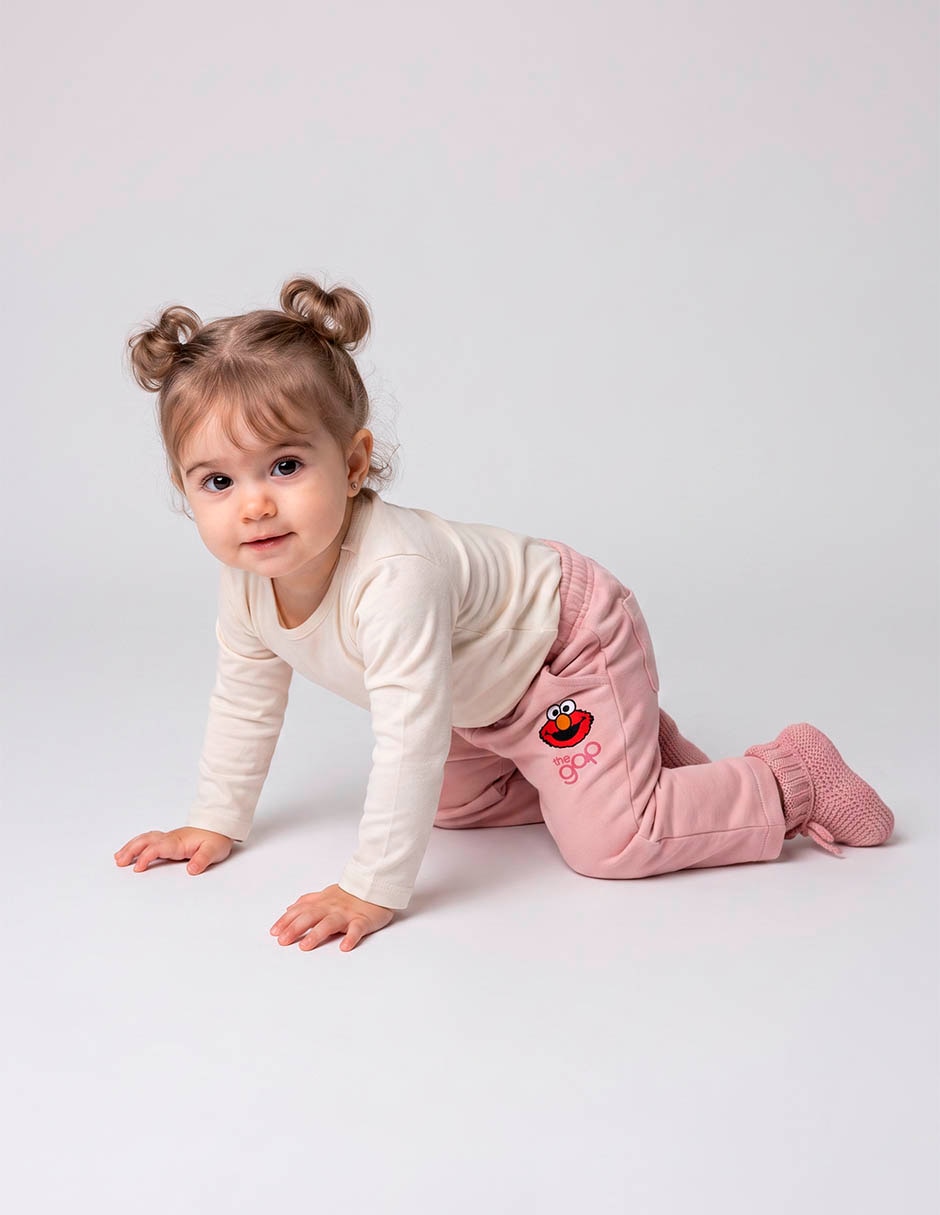 Pants Plaza Sésamo Elmo para bebé niña 4